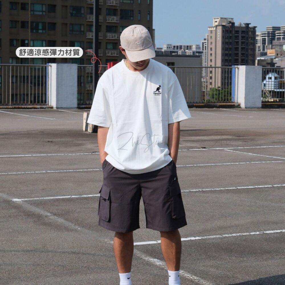 KANGOL 中性 涼感 刺繡 Logo 短袖上衣 t恤 短袖 男生上衣 黑色 白 65251028