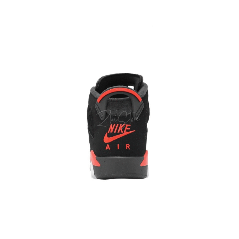 6 【零碼出清|售出不退換】Nike Air Jordan Retro 'Infrared Salesman' 六代 黑紅 大魔王 大童 女鞋 緩震 氣墊 高筒休閒鞋 IQ1275-001