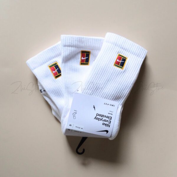 7 Nike Elevated【3雙一組】刺繡長襪 白襪 白長襪 襪子 男襪 女襪 IH8633-901