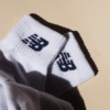9 new balance 【3雙一組】 毛圈布底 中筒襪 白色 襪子 LAS55637