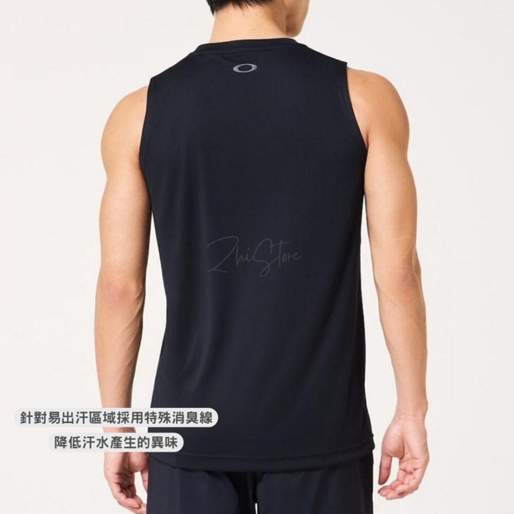 OAKLEY 防曬 運動排汗背心 排汗背心 排汗衣 黑色 FOA409007