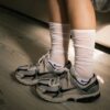9 Nike Elevated【1雙】透膚長襪 堆堆襪 襪子女 絲襪 長襪 白襪 IO1846-100