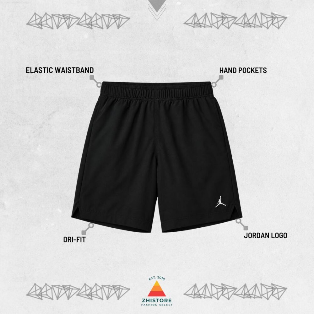 1 Nike Jordan Dri-FIT 運動排汗短褲 黑色 IF2161-010