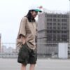 13 KANGOL 工裝多口袋 中性短褲 黑色 卡其綠 65251545