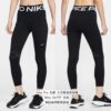 Nike Pro 9分 女款 長束褲 緊身褲 瑜珈褲 束褲運動褲 運動長褲 黑色 FV7389-010