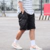 19 KANGOL 工裝多口袋 中性短褲 黑色 卡其綠 65251545