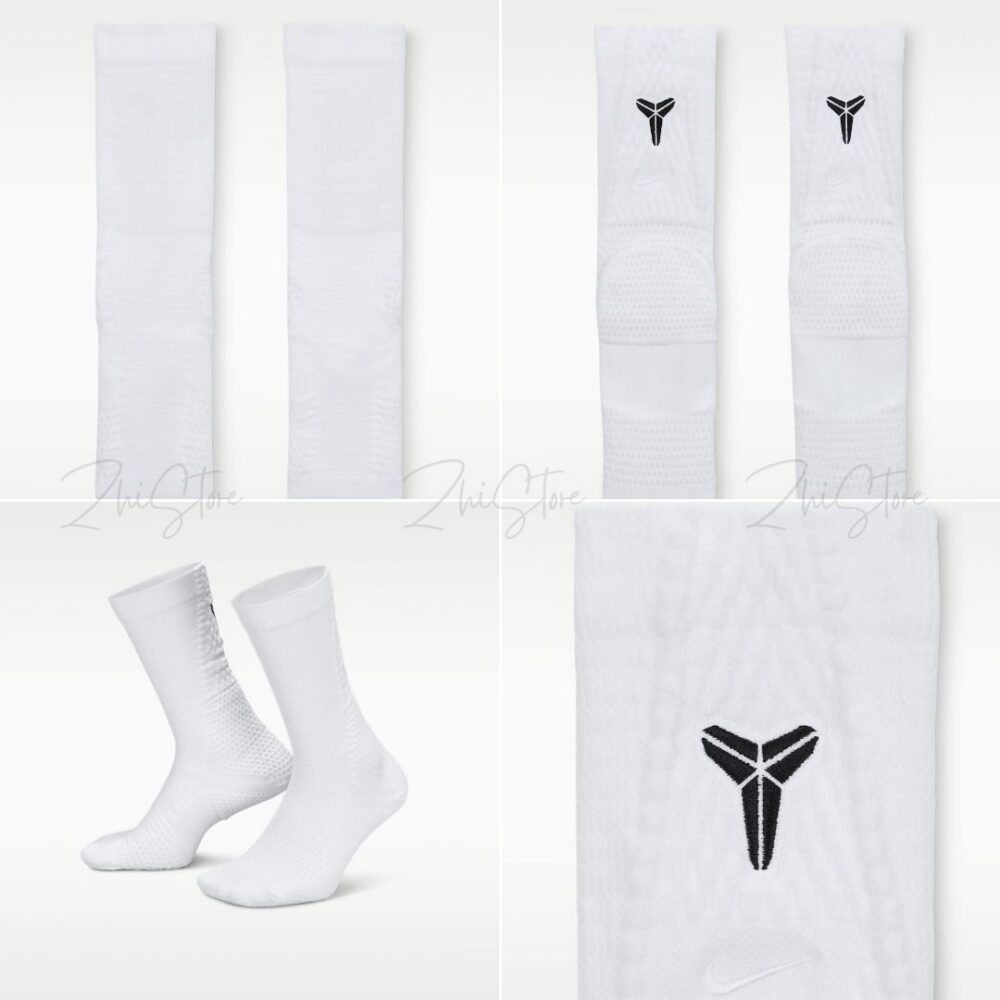 3 Nike Kobe Unicorn Dri-FIT ADV 專業緩震籃球長襪 黑色 白色 II0378-100 II0378-010