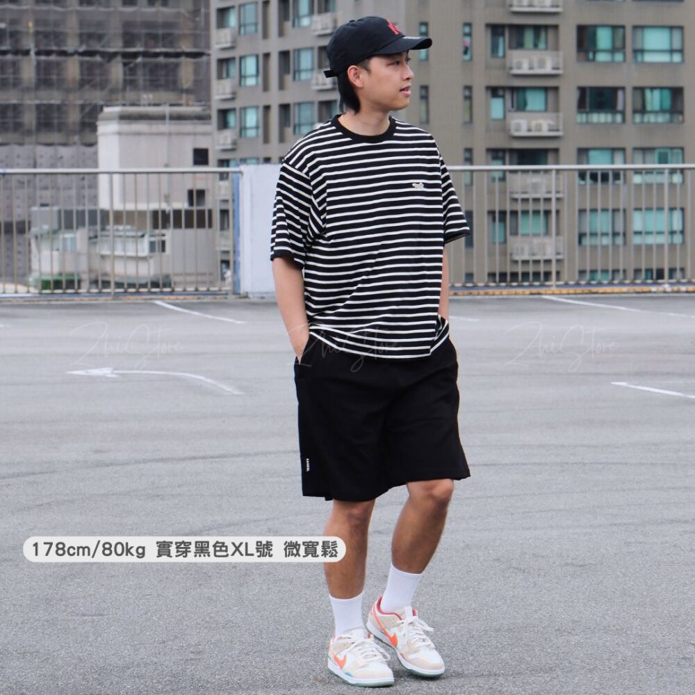 3 KANGOL 中性休閒五分褲 及膝短褲 棉褲 棉短褲 黑色 灰色 65251542