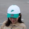 FB5368 FB5369 HF0383-429 (2) Nike Club 刺繡綠字 綠白拼接 棒球帽 老帽 鴨舌帽 遮陽帽 帽子 FB5368-106