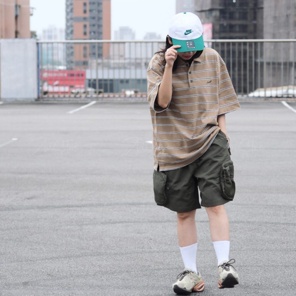 KANGOL 65251545 KANGOL 工裝多口袋 中性短褲 黑色 卡其綠 65251545