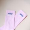 11 Nike Plus【2雙一組】復古休閒長襪 休閒襪 灰色 粉色 IZ1366-901