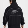 3 Nike Club 輕量尼龍 防風 連帽外套 黑色 HJ2013-010