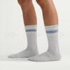 4 Nike Plus【2雙一組】復古休閒長襪 休閒襪 灰色 粉色 IZ1366-901