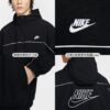 5 Nike Club 輕量尼龍 防風 連帽外套 黑色 HJ2013-010