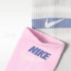 5 Nike Plus【2雙一組】復古休閒長襪 休閒襪 灰色 粉色 IZ1366-901