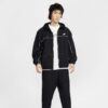 7 Nike Club 輕量尼龍 防風 連帽外套 黑色 HJ2013-010