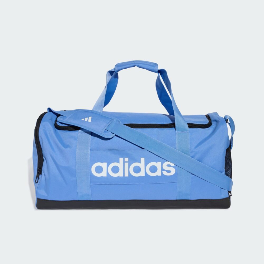 Maleta_Deportiva_Linear_Mediana_Azul_JX9034_01_00_standard Adidas Linear Duffel Bag 手提 旅行 健身包 藍色 旅行袋 手提袋 行李 愛迪達 JX9034